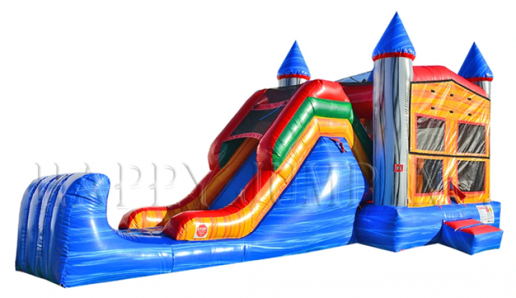 Bounce house with Slide 5 in 1 Marble Combo