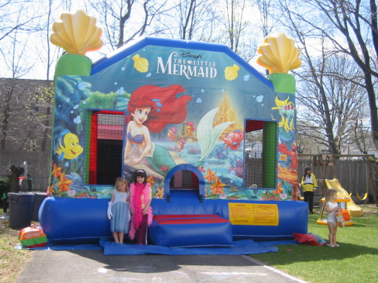 Little Mermaid Themed Bounce House