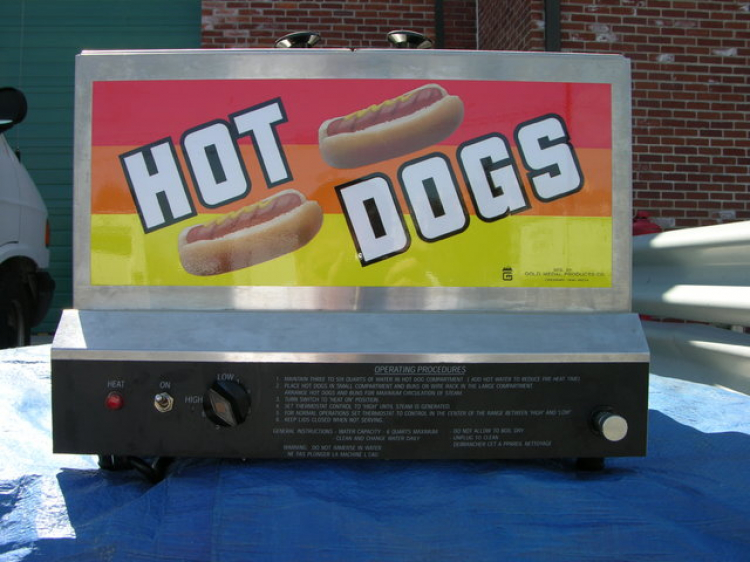 Hot Dog Steamer Machine