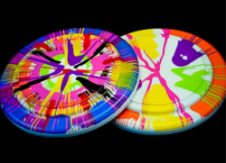 Spin Art Frisbee's