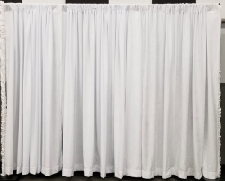 8' x 10' White Pipe and Drape