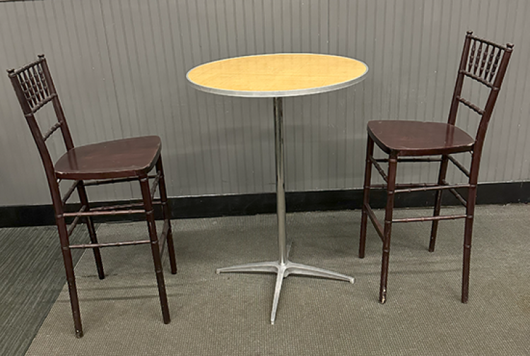30 Round High Top Table
